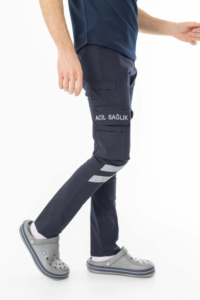 112 Acil Tıp Teknisyeni Pantolon Unisex Lacivert (ATT003) - 5