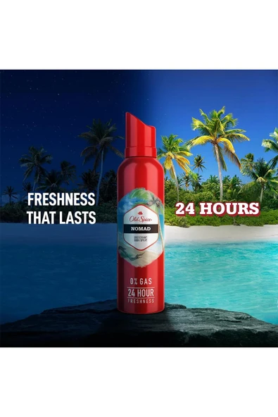 Old Spice Nomad Erkek Deodorant Vücut Spreyi 140ML - 6