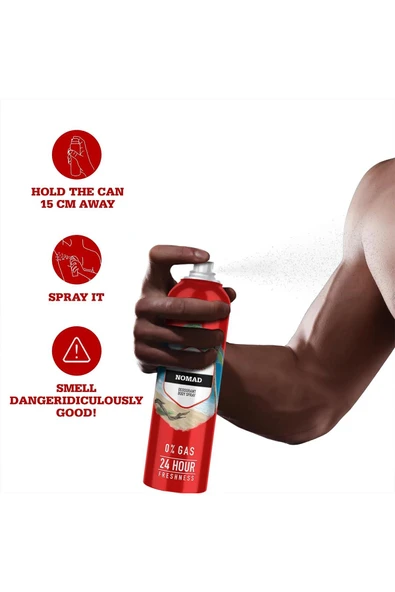 Old Spice Nomad Erkek Deodorant Vücut Spreyi 140ML - 7