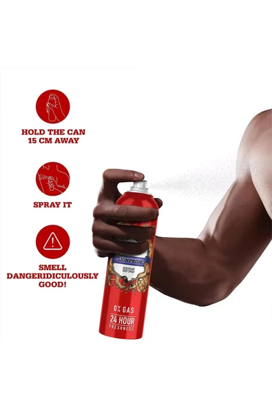 Old Spice Lionpride Erkek Deodorant Vücut Spreyi 140ML - 6