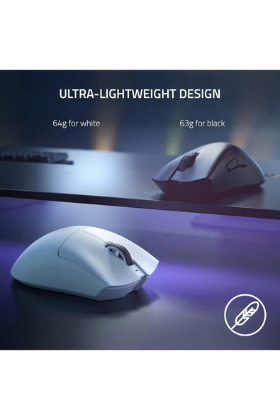 Razer Deathadder V3 Pro Hyperpolling Mouse (RZ01-04630300-R3WL) - 2