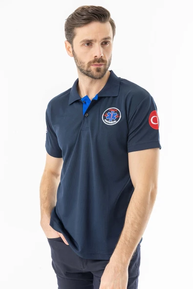 112 Acil Paramedik T-Shirt Unisex Lacivert (ATT002) - 5