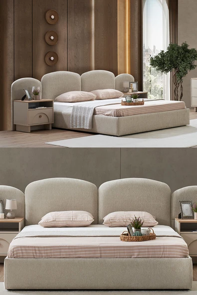 Cesur Mobilya Karyola Rena Çift Kişilik Karyola 150x200