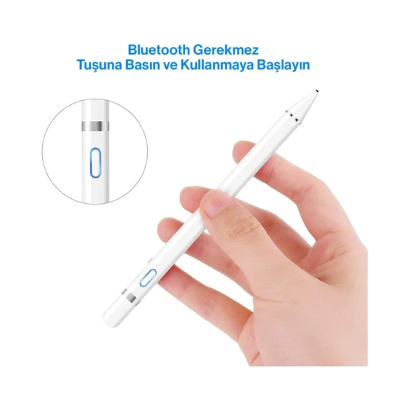 Tüm Cihazlar ile Uyumlu Stylus Hassas Yazı Çizim Kalemi 2. Nesil - 3