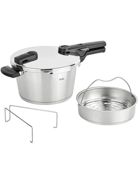 Fissler - Vitaquick Black Düdüklü Tencere 4,5 Lt