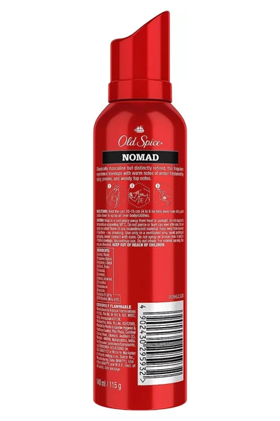 Old Spice Nomad Erkek Deodorant Vücut Spreyi 140ML - 2