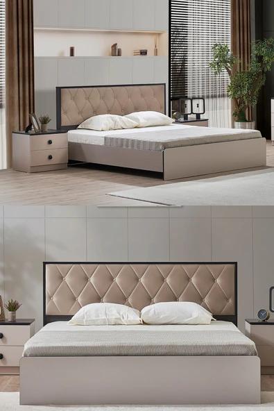 Cesur Mobilya Karyola Kali Çift Kişilik Karyola 150x200