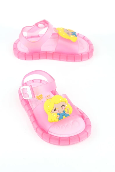Gezer 00184 Yazlık Rahat Işıklı Taban Günlük Kız Çocuk Sandalet - Resim 2