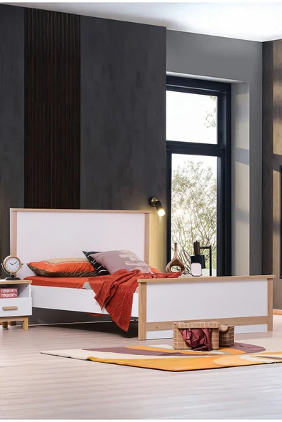 Cesur Mobilya Karyola London Çift Kişilik Karyola 150x200