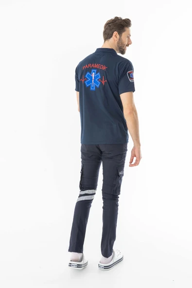 112 Acil Paramedik T-Shirt Unisex Lacivert (ATT002) - 7