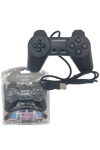 PC USB OYUN KOLU GAMEPAD PLATOON PL-2518