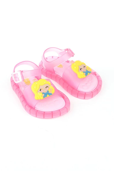 Gezer 00184 Yazlık Rahat Işıklı Taban Günlük Kız Çocuk Sandalet - Resim 5