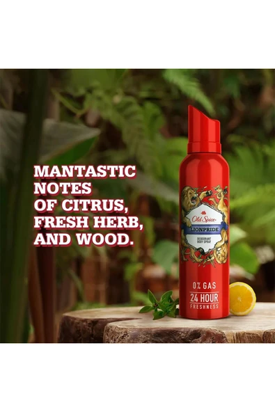 Old Spice Lionpride Erkek Deodorant Vücut Spreyi 140ML - 3