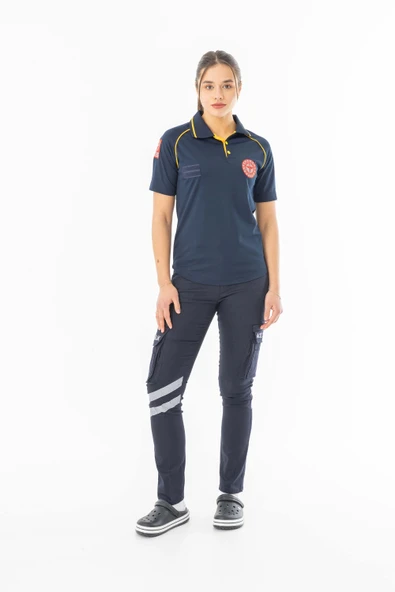 112 Acil Tıp Teknisyeni T-Shirt Unisex Lacivert (ATT001)