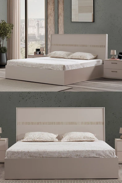 Cesur Mobilya Karyola Carolina Çift Kişilik Karyola 150x200