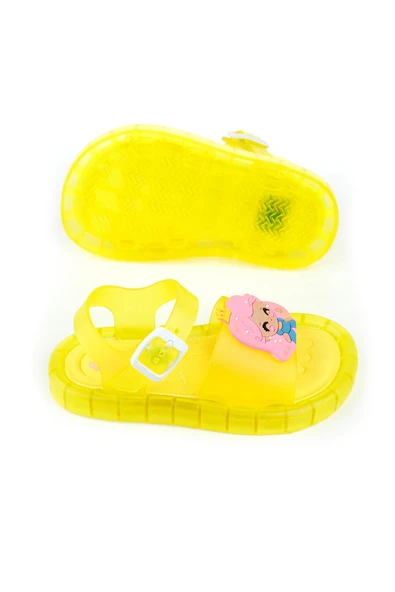 Gezer 00184 Yazlık Rahat Işıklı Taban Günlük Kız Çocuk Sandalet - Resim 10