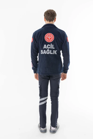 112 Acil Tıp Teknisyeni Fermuarlı Polar Ceket Unisex (ATT006) - 8