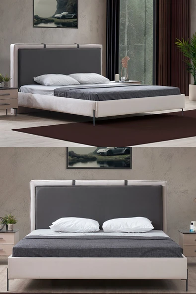 Cesur Mobilya Karyola Salvador Çift Kişilik Karyola 150x200