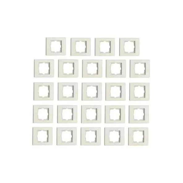 24 Adet Grano Beyaz Tekli Çerçeve 24'lü Paket / Set ürün görseli 1