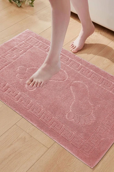 2’li %100 Pamuklu Banyo Ayak Havlusu Gramajlı Konforlu - 10