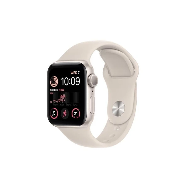Apple Watch Se Gps 40MM Starlight Aluminium Case With Starlight Sport Band - S/m