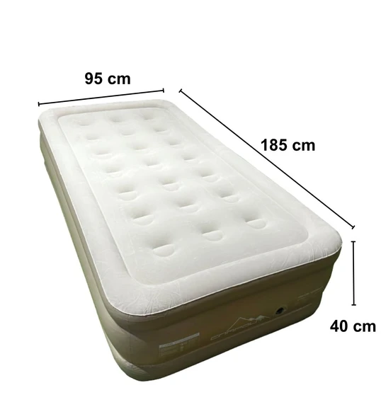 Campout Tek Kişilik Yüksek Şişme Yatak - 4