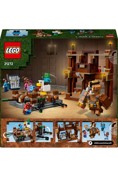 ® Minecraft® Orman Malikanesi Dövüş Ringi 21272 - 10+ Yaratıcı Oyuncak Yapım Seti (491 Parça) - 4
