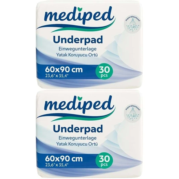 Mediped Hasta Alt Açma Yatak Koruyucu Örtü 60*90CM Klasik 60 Adet (2PK*30) ürün görseli
