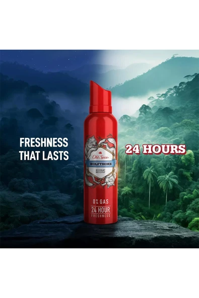 Old Spice Wolfthorn Erkek Deodorant Vücut Spreyi 140ML - 5