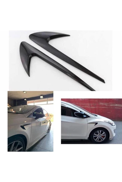Autowise Universal Oto Çamurluk Venti Sağ Ve Sol Her Araca Uygun Nike Şeklinde Çamurluk Süsü - 7