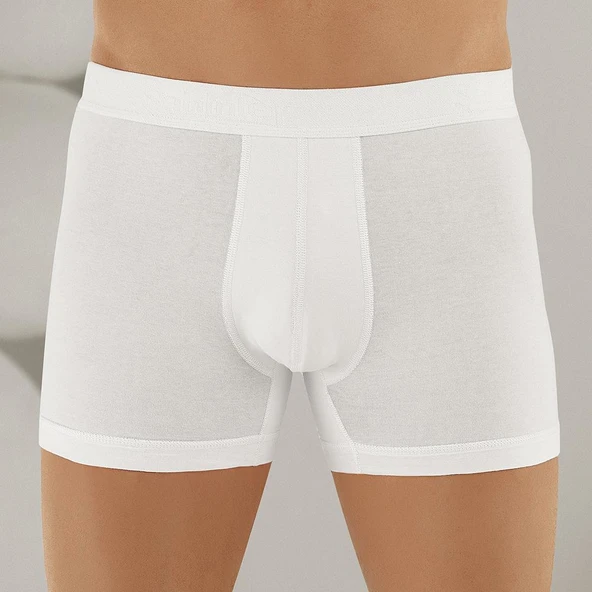 Şahinler E031 Erkek Likralı Boxer Külot 3Beyaz-3Siyah XXL - 2