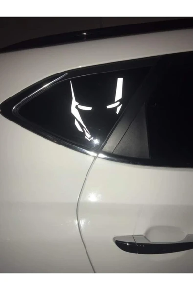 Autowise Iron Man Figürü Fosforlu Oto Araç Sticker