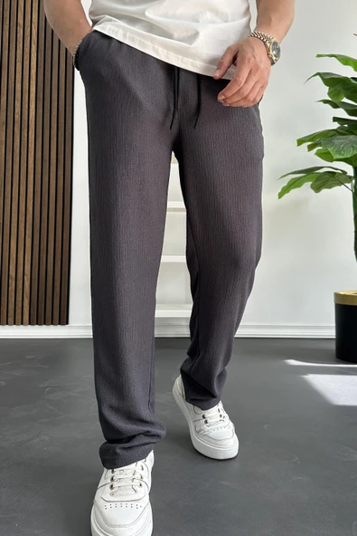 Erkek Rahat Kalıp Yazlık Pantolon Füme Edw269 ürün görseli