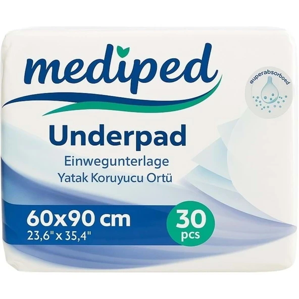 Mediped Hasta Alt Açma Yatak Koruyucu Örtü 60*90CM Klasik 360 Adet (12PK*30) - Resim 2