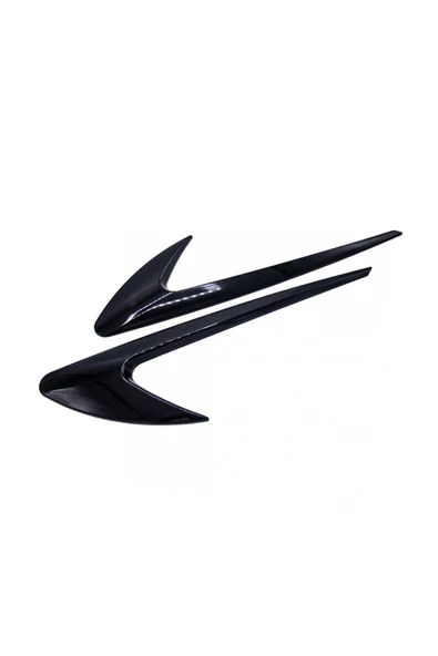 Autowise Universal Oto Çamurluk Venti Sağ Ve Sol Her Araca Uygun Nike Şeklinde Çamurluk Süsü - 5