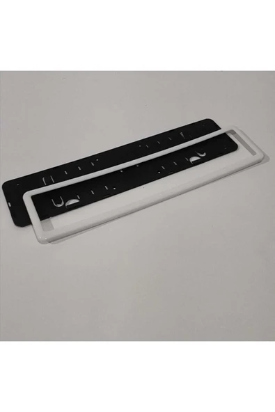 Autowise Beyaz Çerçeveli Oto Plakalık Abs Plastik Esnek Plakalık 2 Adet - 8