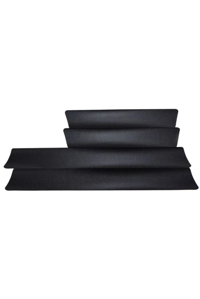 Autowise Logosuz Karbon Kapı Eşiği Koruyucu Bant Folyo 4'lü Set - 1
