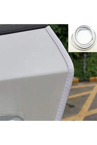 Autowise Oto Kapı Fitili Çizilmelere Karşı Koruyan Araç Kapı Koruyucu Fitil Beyaz 5 Metre - 2