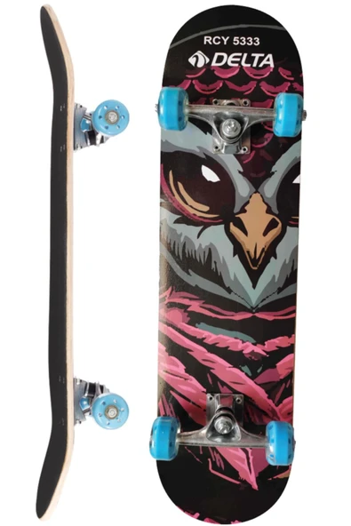 Delta Transparan Silikon Teker Üstü Zımparalı Kaykay - RCY 5333