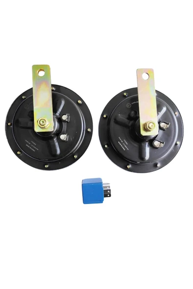 Autowise Hella Korna Yüksek Sesli Araç Kornası 12 Volt Nikelajlı Oto Korna 2 Adet - 6