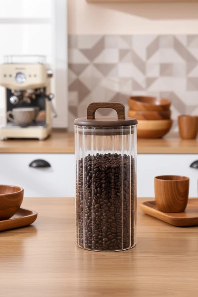 Mien Akasya Kapaklı Kavanoz 1250 Ml - 2
