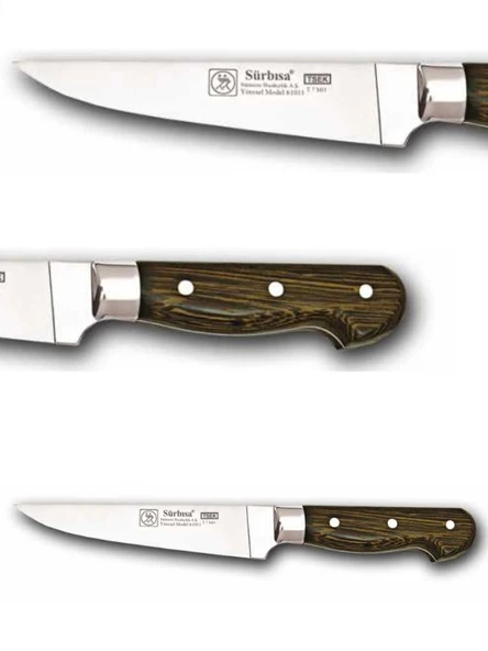 Sürbisa Ahşap Saplı Yöresel Kasap Bıçağı 61011-YM 16.0 cm - 2