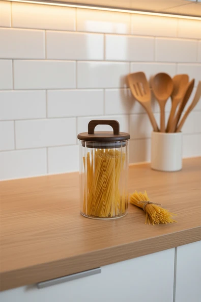 Mien Akasya Kapaklı Baharat Bakliyat Kavanoz 950 ml ürün görseli