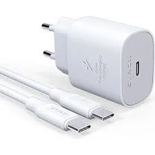 Alkılıç Qc3.0 Pd 25W Type-C To Type-C Hızlı Şarj Aleti Set Beyaz