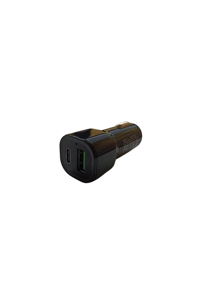 Autowise Araç Içi Şarj Cihazı Oto Çakmaklık Şarjı Usb Pd 38 Watt Hızlı Şarj Qc Usb + Usb C 2 Port Araç Şarjı - 2