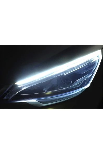 Autowise Far Üstü Kayar Led Açılış Animasyonlu Selamlamalı 60cm 2 Adet - 2