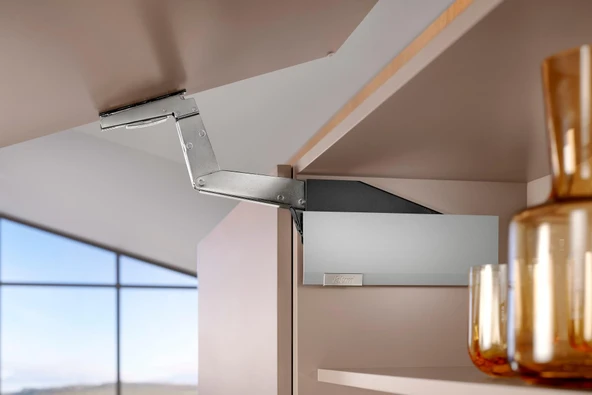Blum Aventos HS-Top Eğimli Kalkar Kapak Mekanizması Seti 28-35 - Resim 2