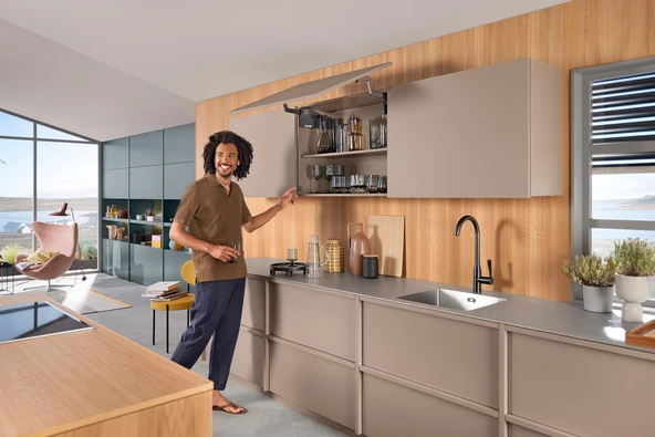 Blum Aventos HS-Top Eğimli Kalkar Kapak Mekanizması Seti 28-35 - Resim 6