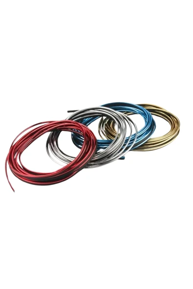Autowise Trim Fitili Oto Geçmeli Gold Trim Fitili Süs 5 Metre Nikelajlı - 5