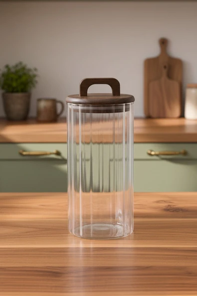 Mien Akasya Kapaklı Kavanoz 1250 Ml - 4